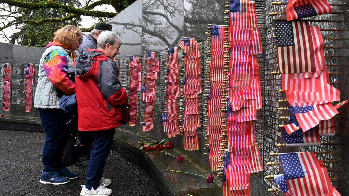 Veterans honored at two state Capitol ceremonies Monday