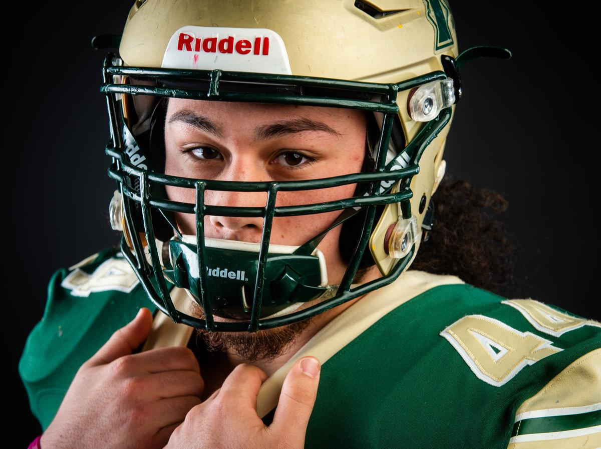 Timberline’s Jamin Fa’alogo photographed at the Tacoma News Tribune in Tacoma, Wash., on Sunday, Dec. 2, 2018.