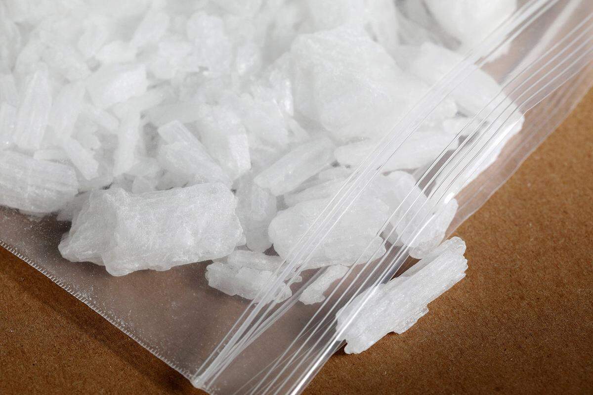 Pure methamphetamine in rock form, known as ice.