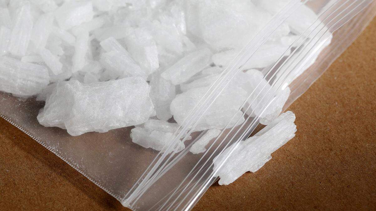 Pure methamphetamine in rock form, known as ice.