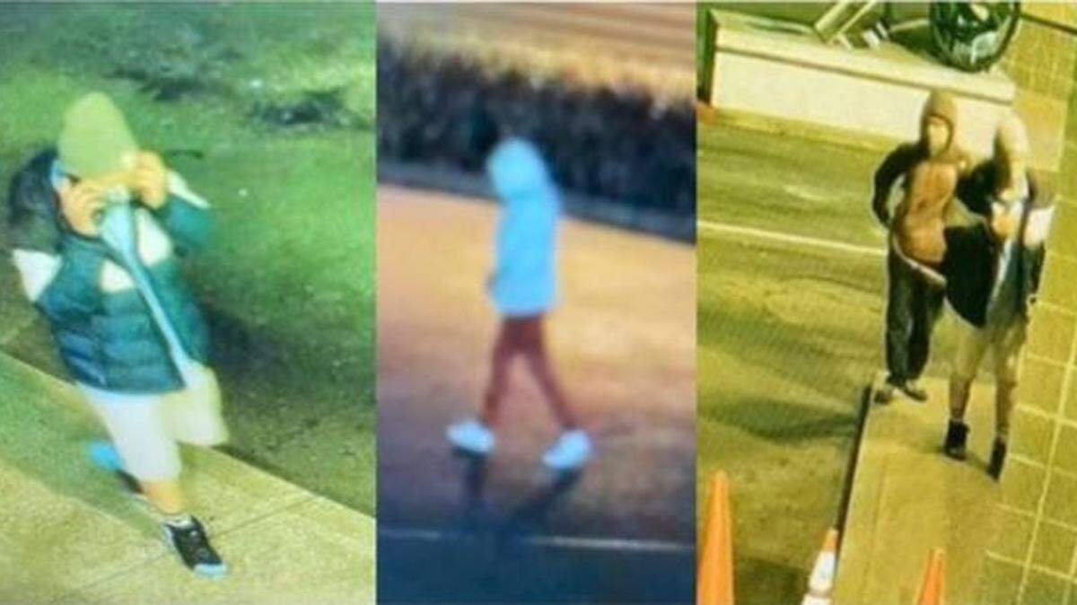 Lacey police are looking for three people who are suspected of stealing $100 in quarters from an area car wash.