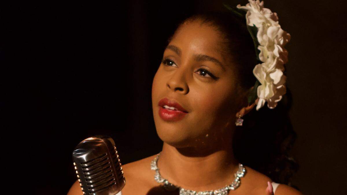 Alexandria J. Henderson of Tacoma plays Billie Holiday in Harlequin Productions’ ”Lady Day at Emerson’s Bar and Grill,” opening Friday, Oct. 29.