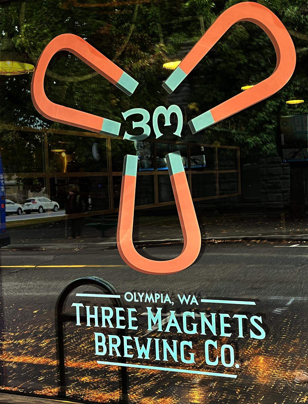 The Three Magnets Brewing Company in downtown Olympia.