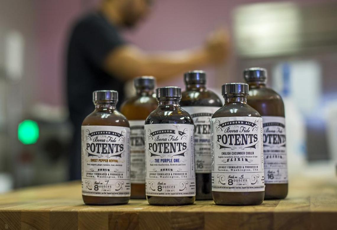 Find Reverend Al’s Bona Fide Potents among the food and drink options at the 2024 Fieldhouse Flea Market at UPS on March 16.