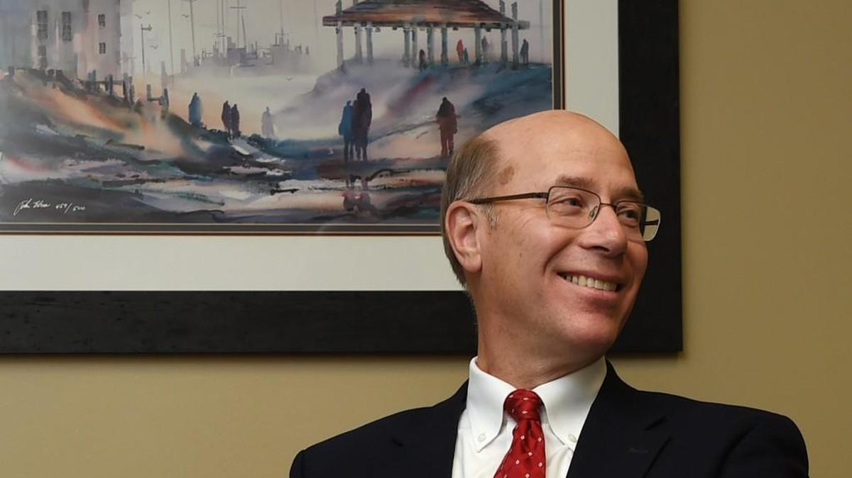 Timberland Bank president and CEO Michael Sand outlines the institution's recipe for a successful 100 years in business during a Nov. 23rd interview in their downtown Olympia branch.