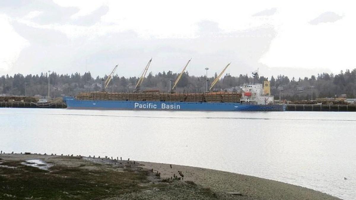 Longview Logger will load logs this week at the Port of Olympia.
