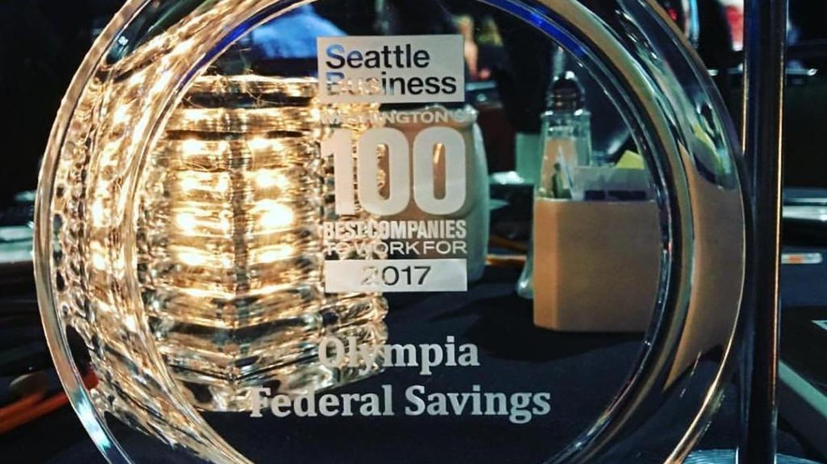 The Olympia Federal Savings award.