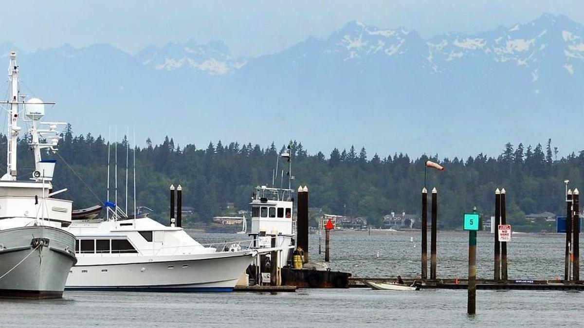 On the heels of a public informational meeting Tuesday at The Washington Center for the Performing Arts, the Port of Olympia Commission will review the option of seeking bids on a proposed fuel dock on Monday. The current marine pump-out station where the new fuel dock would be installed is seen Wednesday.