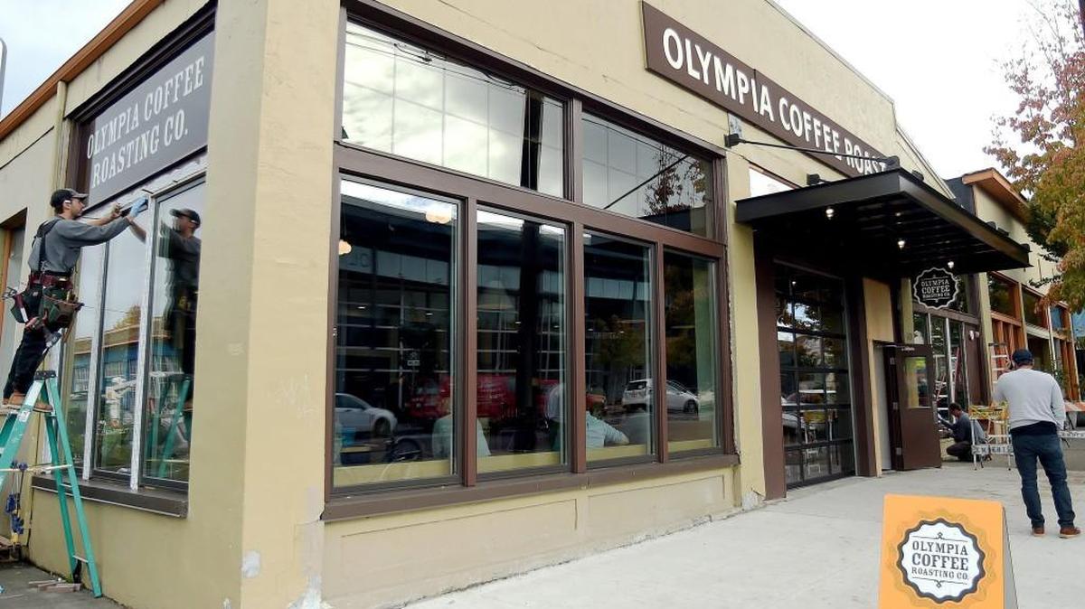 Olympia Coffee Roasting Co. opened its expanded location downtown across from Olympia City Hall in 2015.