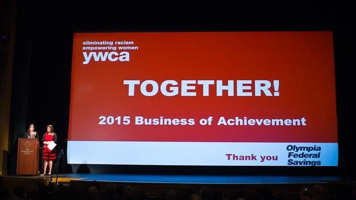 The 2015 business of achievement winner was the nonprofit Together.