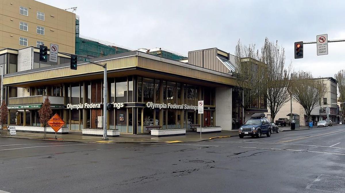 Officials with Olympia Federal Savings hope to be under construction this year on a new headquarters. Local Architect Ron Thomas discussed those plans during an Olympia Rotary luncheon on Monday.