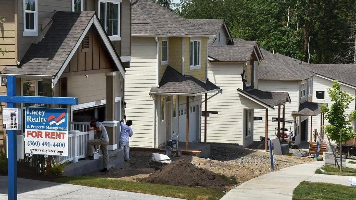 Construction rolls along in the D.R. Horton Gateway residential community off of Britton Parkway NE and Gateway Boulevard June 6 as the regional sales volume maintains pace with high demand yet low available existing inventory.