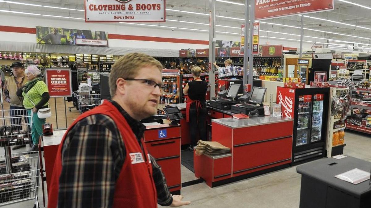 Tractor Supply Co. store manager Noah Quantz, along with 25 employees, helped open the new Olympia business last year at a former Kmart location. Tractor Supply, parent company of Del’s Feed and Farm Supply, also has been converting several Del’s sites in the state to Tractor Supply stores.