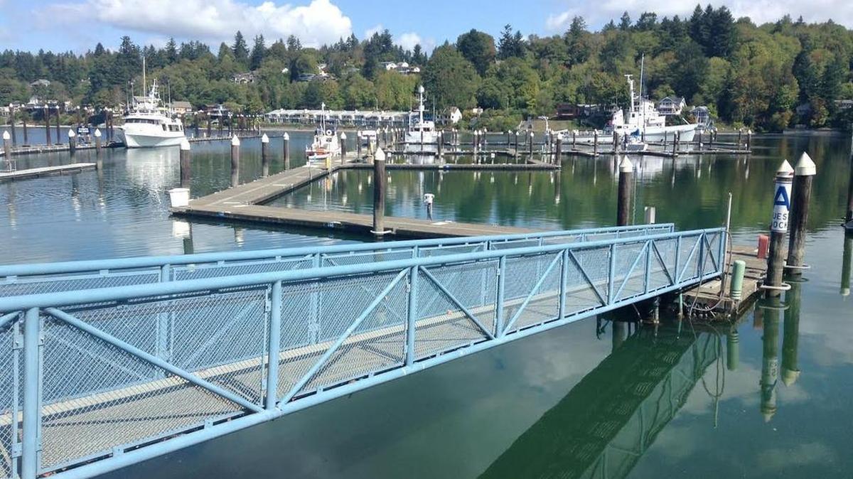 The new fueling station, which will occupy the end of A Dock at Swantown Marina, is expected to be operational in March.