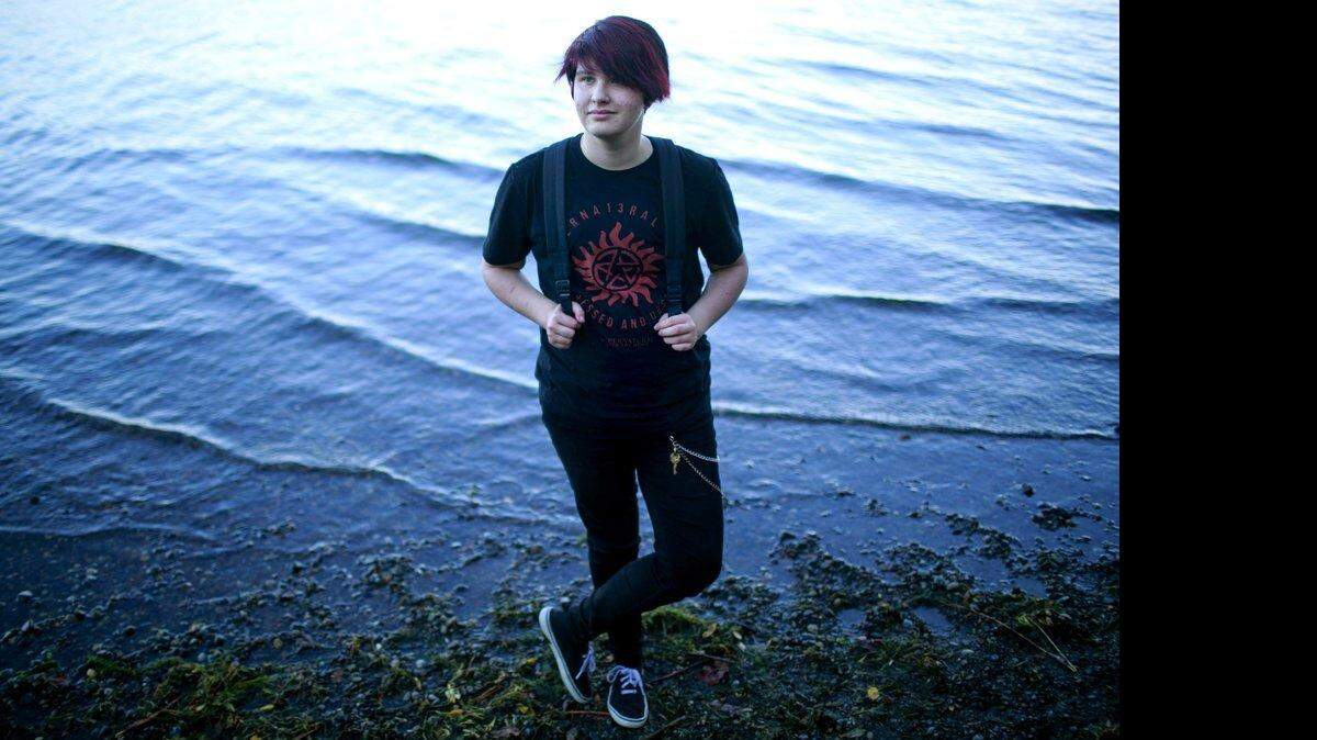 Skyler Pfeil, a transgender 15-year-old who loves art and the outdoors, hopes to have breast-removal surgery soon. Of the female body he was born with, he says, “I felt it was wrong.” Getting medical intervention to transform his appearance to match his male identity has been difficult.