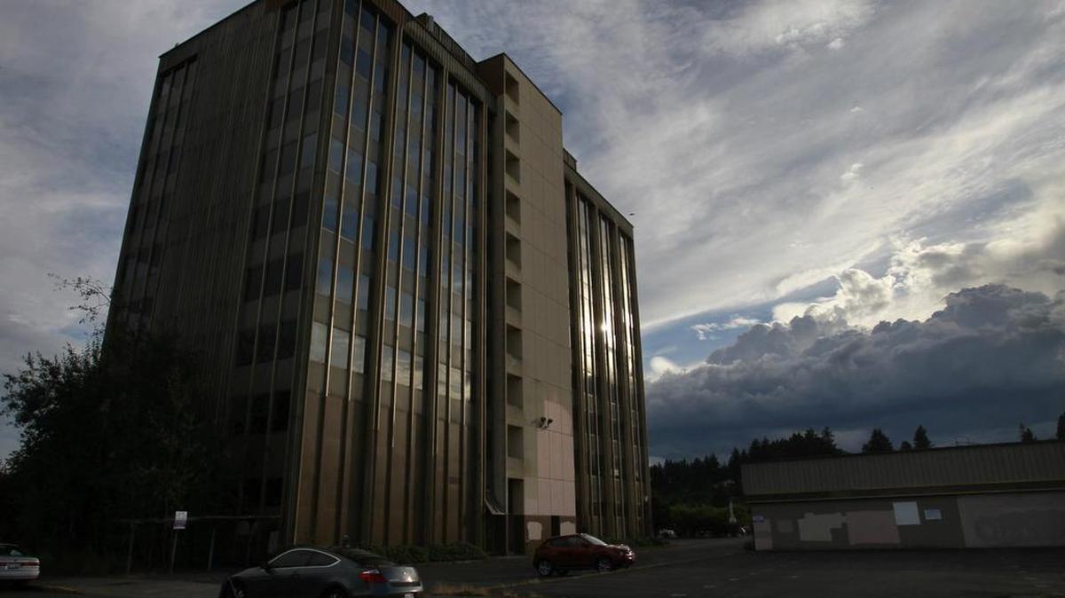 The nine-story Capitol Center building - dubbed by some as “The Mistake by the Lake” for its perceived ugliness - was an architectural trendsetter as Olympia's first high-rise when it was built in 1966. The building’s beauty is all in how you look at it, says architecture enthusiast Jami Heinricher. “That wall of glass soaring to the sky - that was a statement back then,” she said. “I'm one of those few people who thinks it can be beautiful again.” Overlooking Capitol Lake to the south and Budd Inlet to the north, the building is shown in downtown Olympia on Wednesday, June 25, 2014.