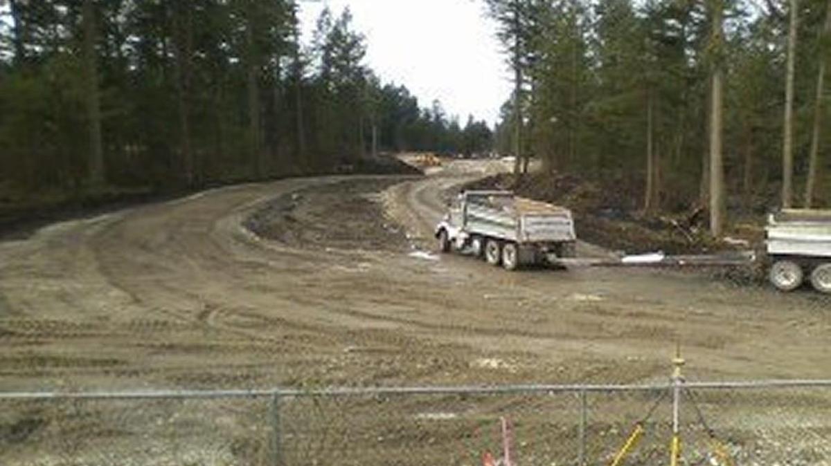 Work is underway on a proposed residential development west of River Ridge High School.