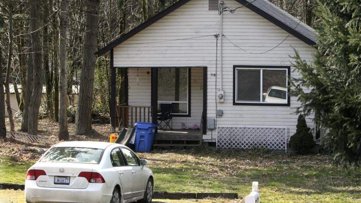 Nancy Moyer’s Honda sits out in front of her home after she went missing in 2009.