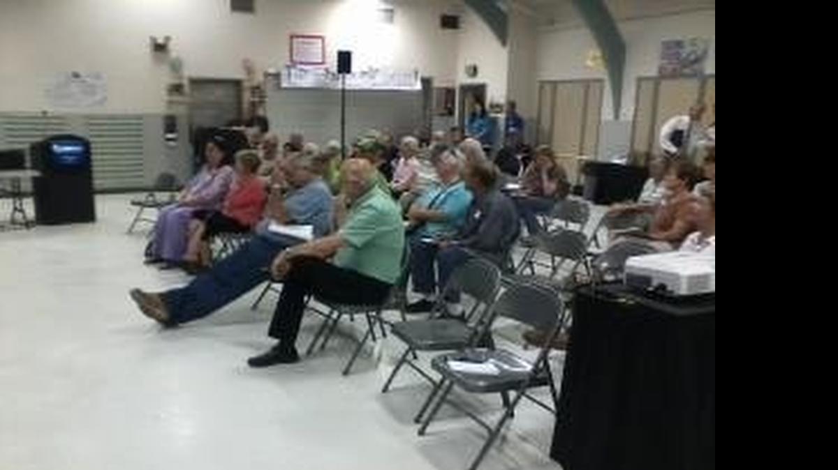 
About 50 people attended the Lacey City Council work session at Mountain View Elementary on Thursday.
