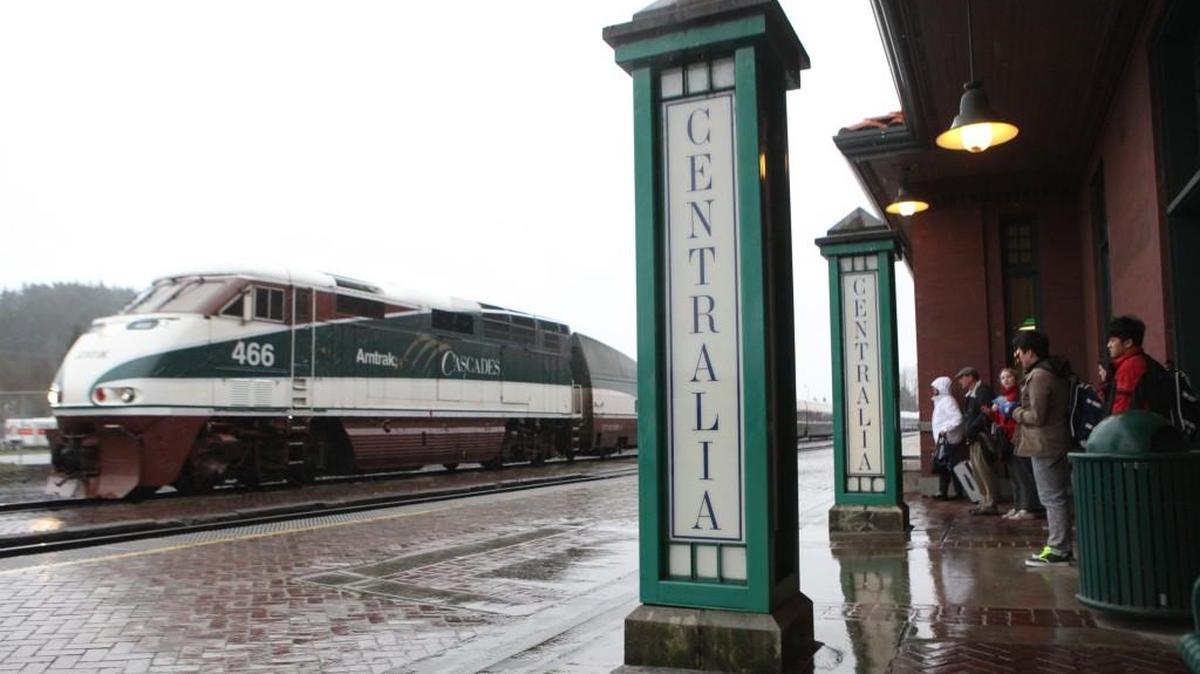 A 57-year-old Oregon woman, who was allegedly drunk and disorderly on a northbound train Sunday, was removed from the train in Centralia and arrested after she refused to identify herself.