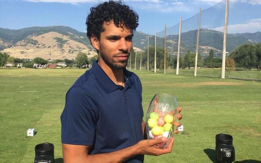 Anthony Thomas, a former River Ridge golfer, won his World Long Drive regional qualifying group last week in Utah.