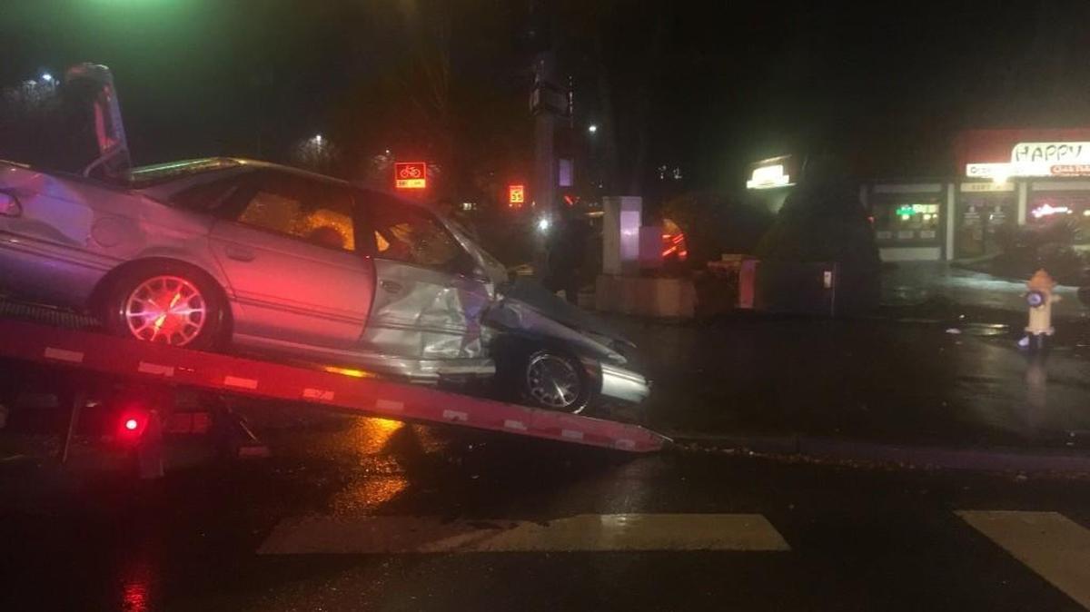 A vehicle crash at Pacific Avenue Southeast and College Street Southeast knocked out the traffic signal about 7:50 p.m. Saturday. It was one of three crashes at that intersection on Saturday.