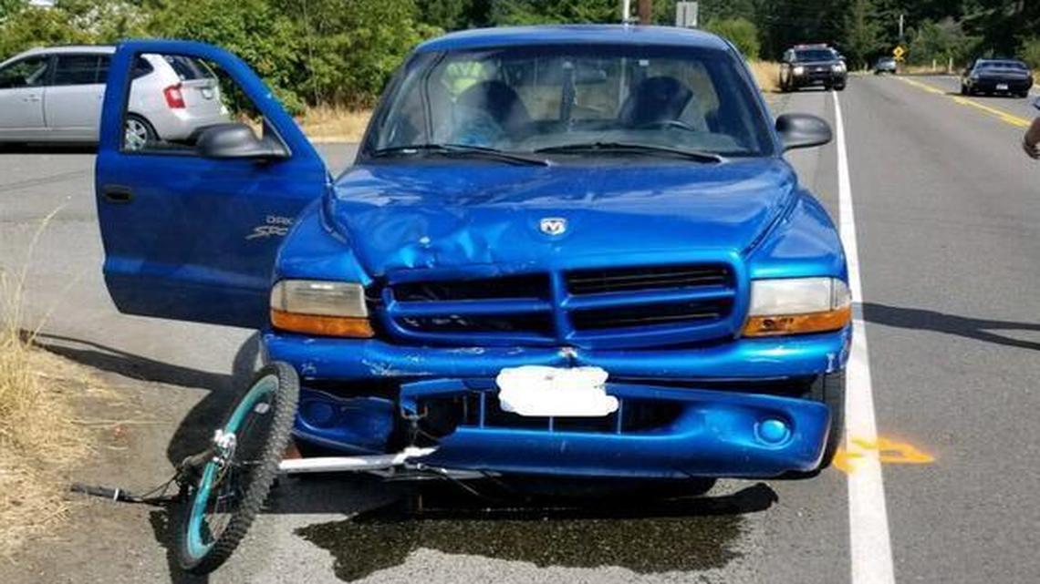 A bicyclist was killed in a collision Sunday on state Route 507 near Old McKenna Road SE.