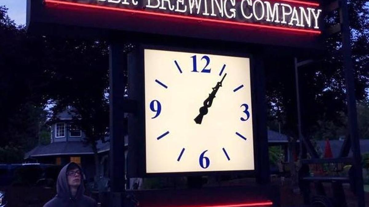 Bob Presley has restored the clock that once hung outside the former Miller Brewery along Capital Boulevard in Tumwater.