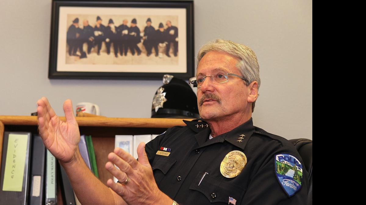 
FILE PHOTO: Former Tenino Police Chief John Hutchings.
