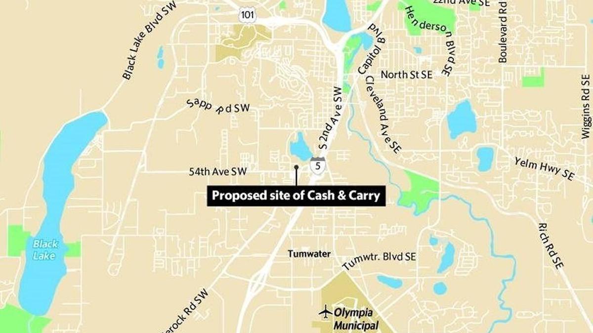 A 20,000-square-foot Cash & Carry has been proposed for 710 Trosper Road SW.