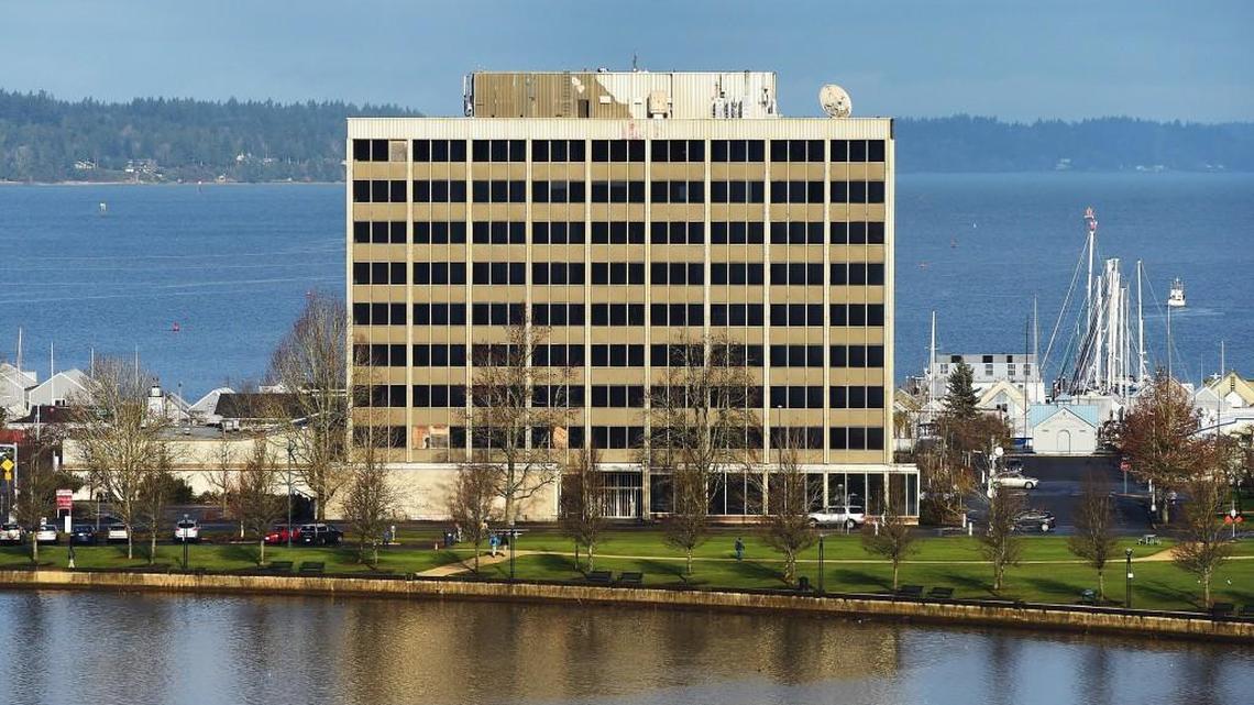 The Capitol Center Building across from Heritage Park. Local developer Ken Brogan officially completed a $6.8 million transaction Dec. 22 to acquire the 1-acre property on the strip of land between Budd Inlet and Capitol Lake.