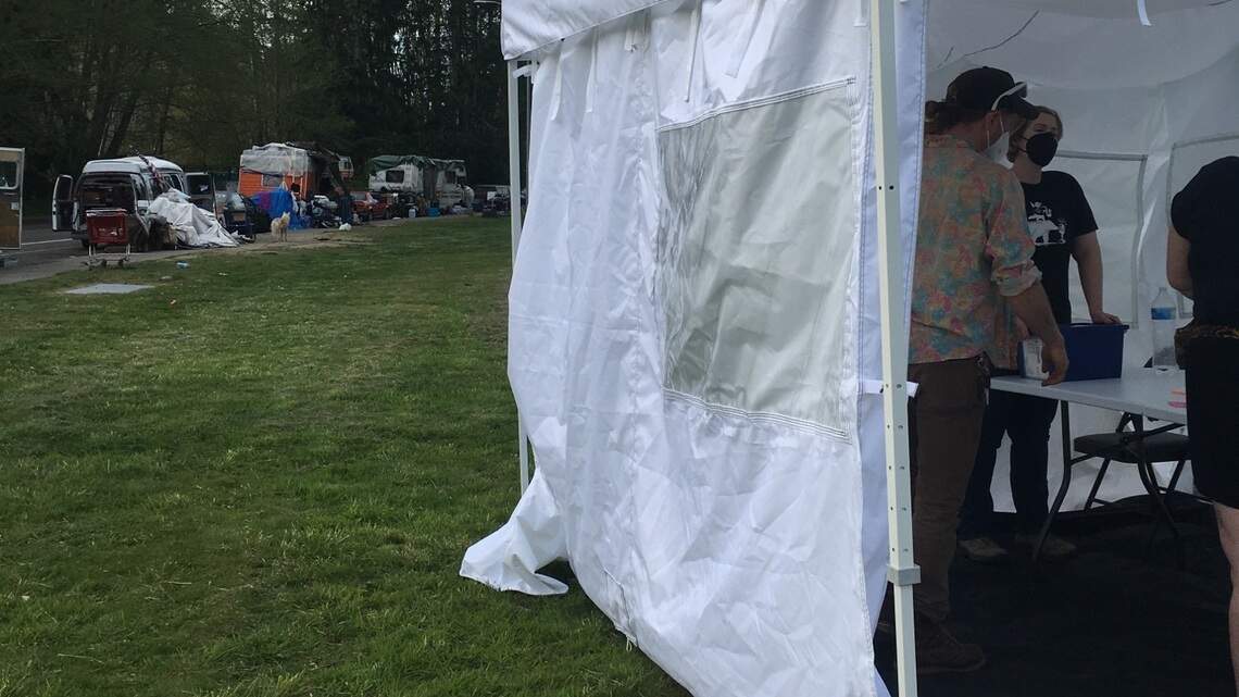 COVID-19 outbreak hits Olympia homeless camps as Thurston cases hit all-time high