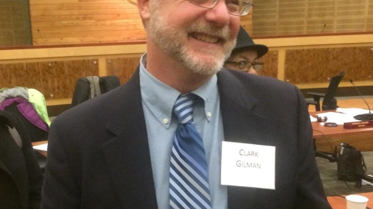 After a nearly three-hour interview process, Clark Gilman was appointed to the Olympia City Council to fill position 4.