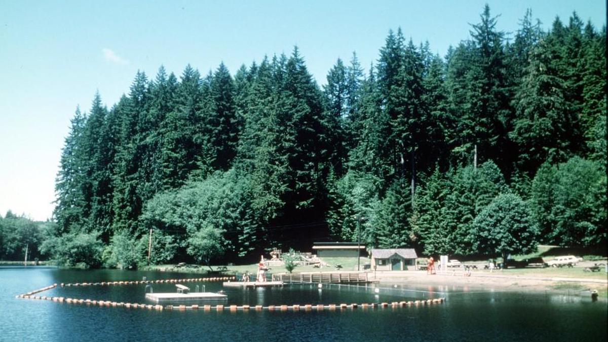 
Almost every campsite at Lake Sylvia, north of Montesano, has a waterfront view. 
