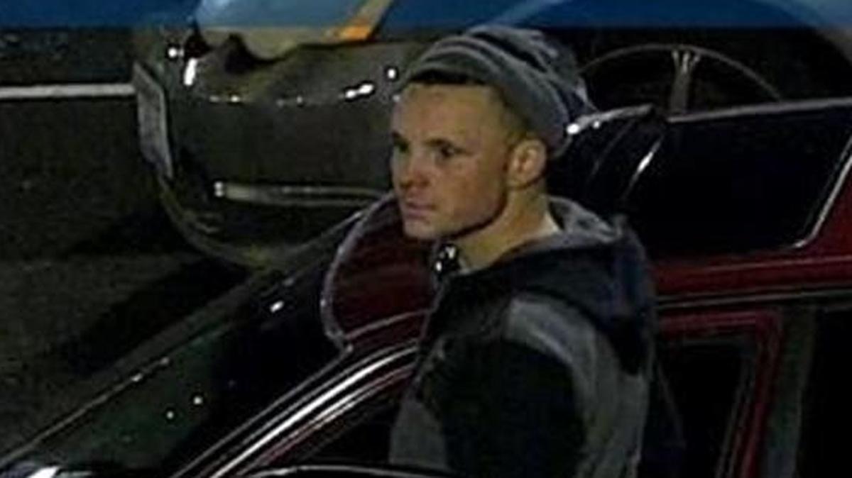 Surveillance image from the Red Wind Casino shows a suspect who was involved in Sunday night’s police chase, officials say.
