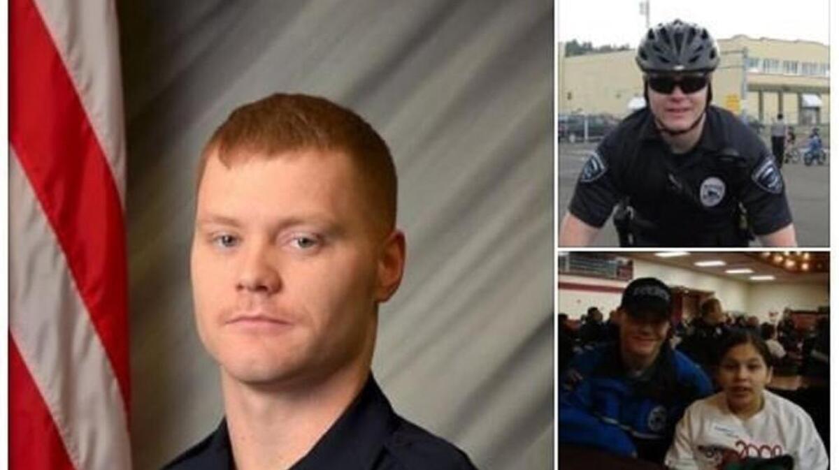 Hoquiam Police Department posted these photos of Pierce County Deputy Daniel McCartney who was killed in the line of duty early Monday in Spanaway. McCartney lived in Yelm and had worked in Hoquiam for several years before he transferred to the Pierce County Sheriff’s Department.