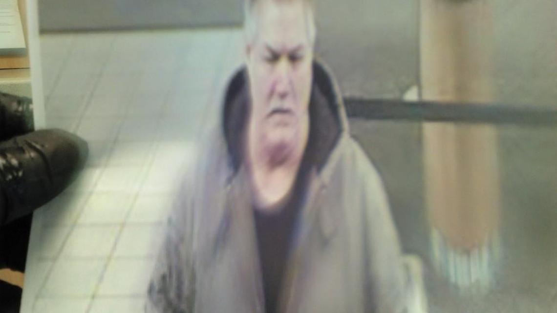 This man is believed to have robbed the Chase Bank on Capitol Way in downtown Olympia on Friday afternoon. He left the scene on foot and was still at large Friday evening.