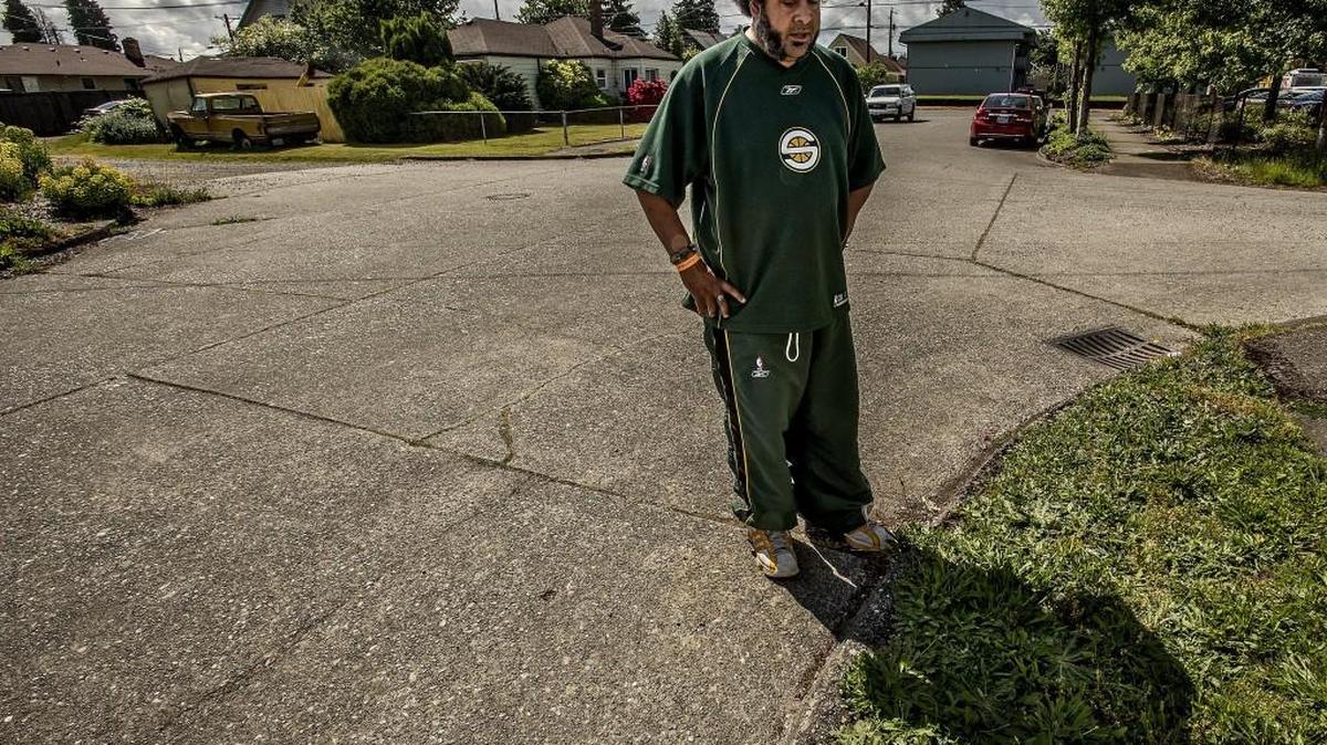 Kris Brannon, famously known in Tacoma as “Sonics Guy,” came home to his Central neighborhood home Monday to find a burglar inside. The suspect fled the scene before police arrived, taking about 60 to 70 items, according to Brannon.