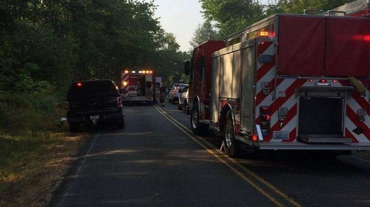 One person was killed in a head-on collision near Tenino on Wednesday.