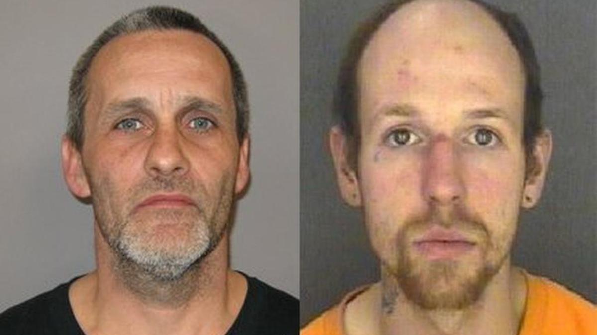 From left, Robert L. Carriger, 41, and Nicholas J. Harper, 27, have registered as transients in Thurston County.