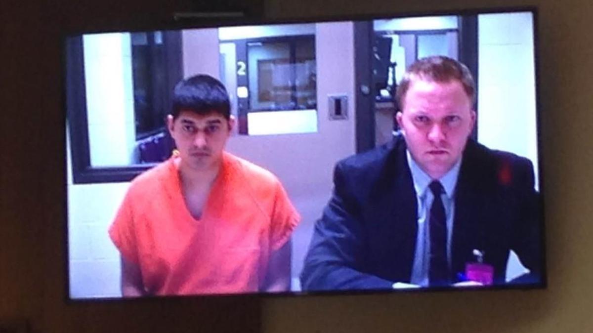 Joseph W. Stephan, left, appeared in Thurston County Superior Court on Friday afternoon with attorney Phil Griffith, of the Office of Assigned Counsel. Stephan is suspected of assaulting his infant son.