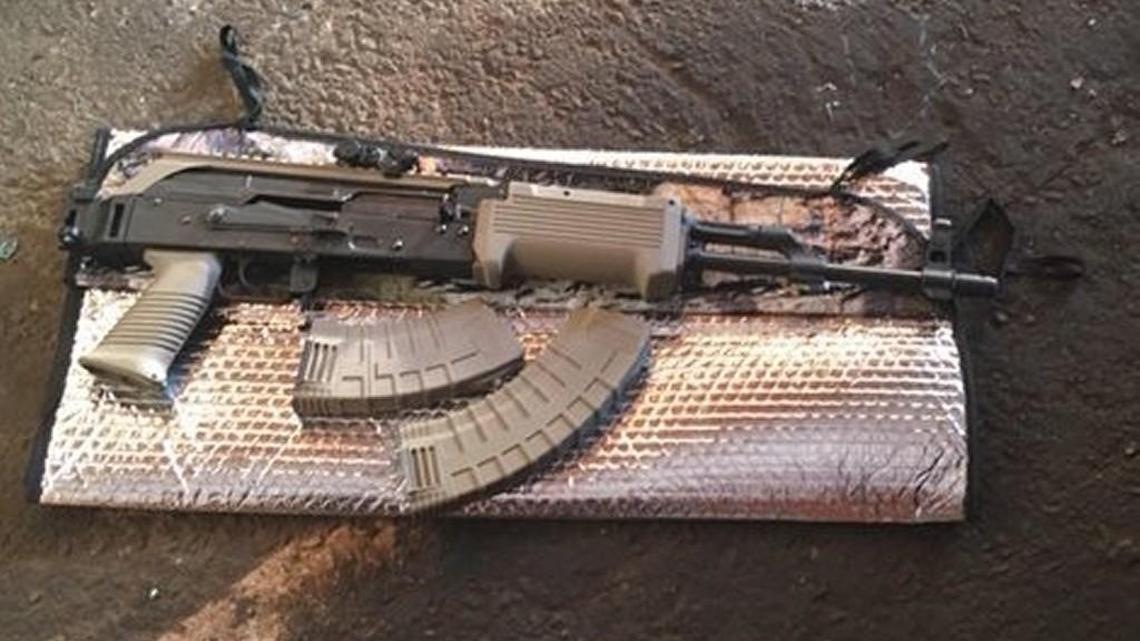 The Olympia Police Department confiscated this firearm during a downtown melee early Sunday.