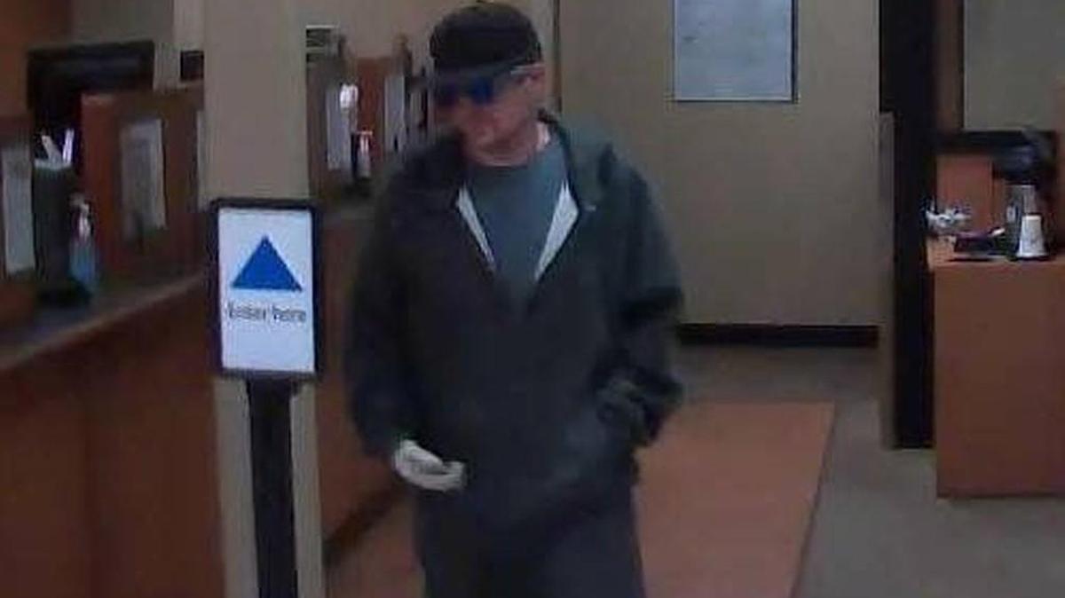 Tumwater police are seeking information about this person, suspected in a bank robbery at Fred Meyer Monday, May 16.