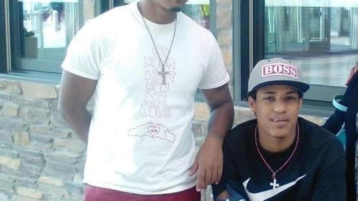 Andre Thompson, left, and Bryson Chaplin face assault charges resulting from an alleged May 21, 2015, attack on Olympia Police Officer Ryan Donald.