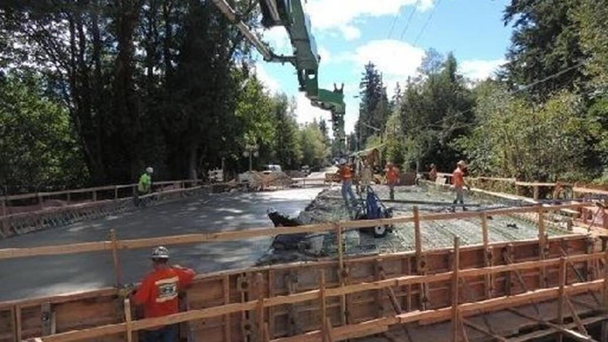 
Crews finished repairs on the new Littlerock Road L4 bridge in September 2014. Thurston County Commissioner Sandra Romero will host a series of informal meetings on Monday, Sept. 28, with Thurston Regional Planning Council executive director Lon Wyrick to discuss local transportation issues. 
