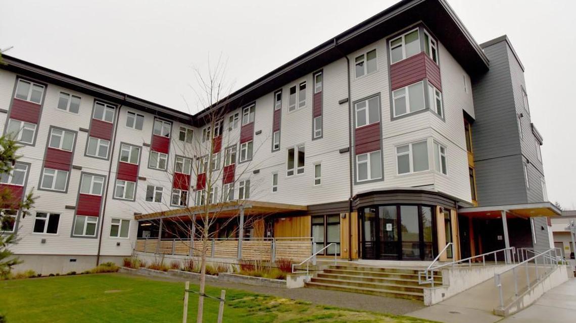 Drexel House 2, a 50-unit apartment building for veterans in Olympia, is an example of the type of housing that could be built if voters pass the Home Fund measure on Feb. 13.