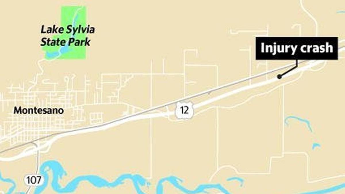 An Aberdeen man was injured in a suspected DUI crash near Montesano early Monday.