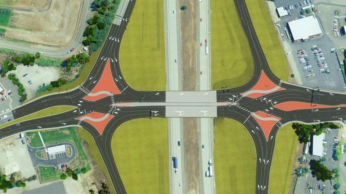 Thurston County Mainstream Republicans will learn about the Hawks Prairie Diverging Diamond Interchange during their lunchtime meeting Wednesday.