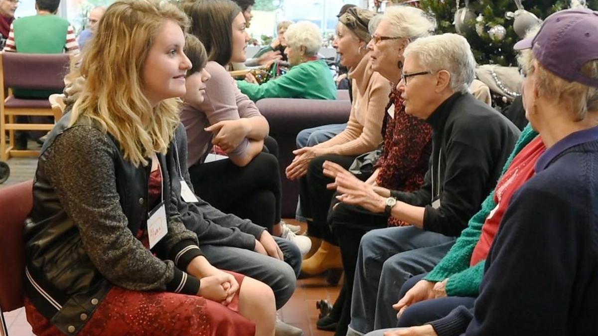 The Sharing Teens and Elders Project will present a screening of “Cyber Seniors” Wednesday evening at the Capitol Theater.