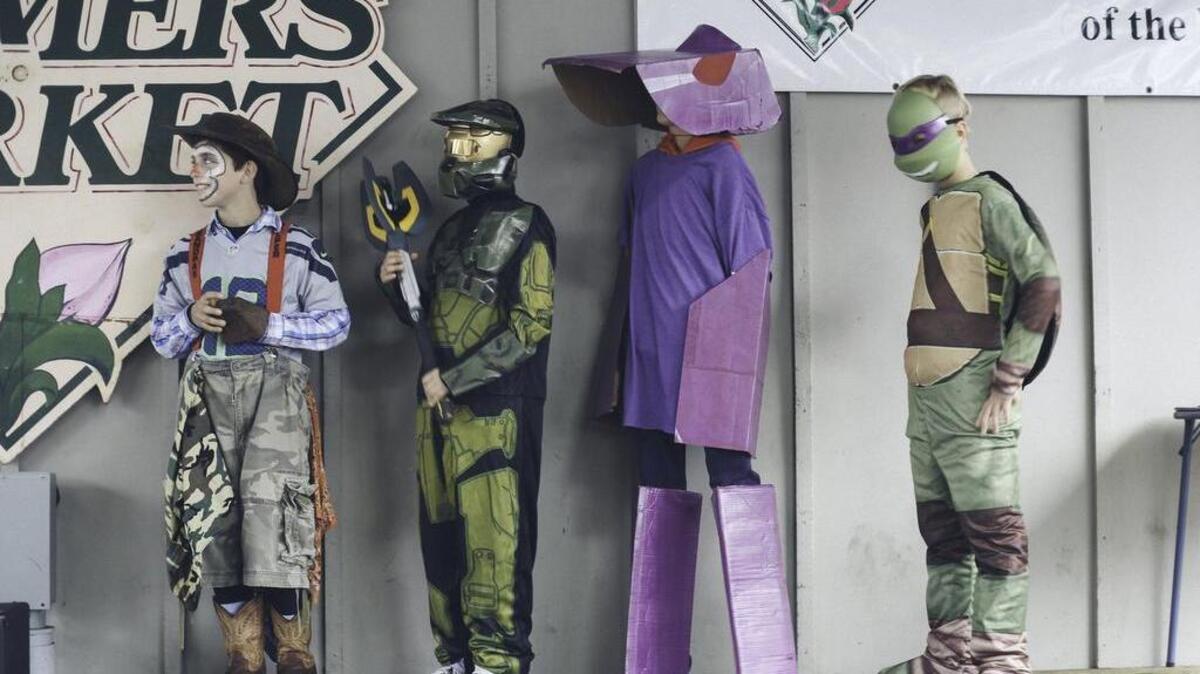 The Olympia Farmers Market will host a costume contest on Saturday.